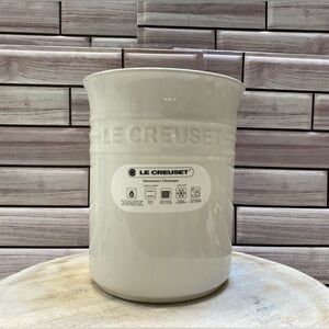 Le Creuset ❤️Utensil Crock 1L White NWT